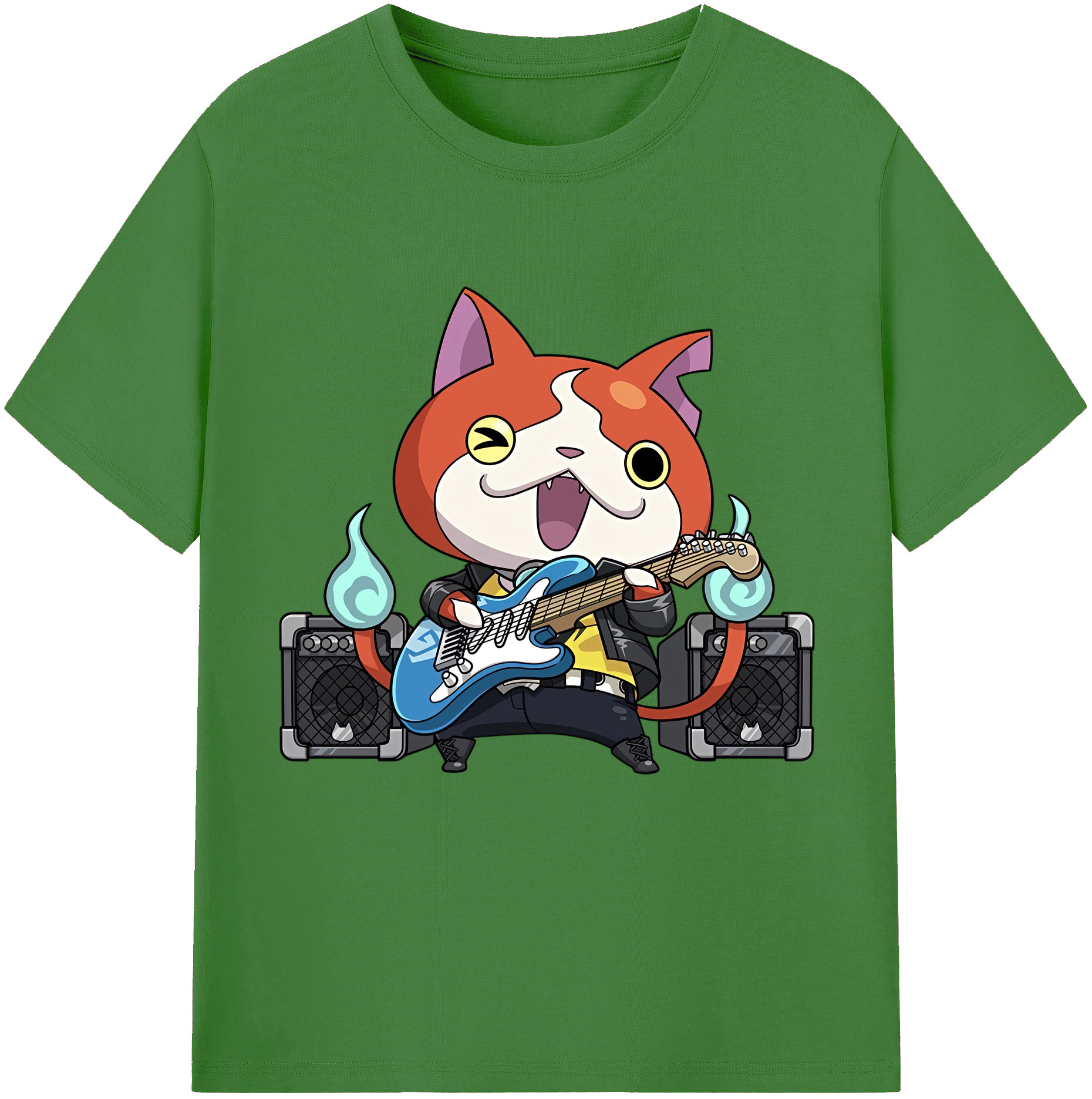 （画像用） 妖怪ウォッチ Yo-kai Watch レディースカジュアルプリントTシャツ（綿100％）